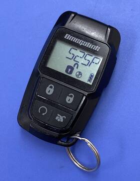 Tbqt69-ss12w Omegalink Used Nice 2-way Lcd Security Alarm Keyfob Transmitter