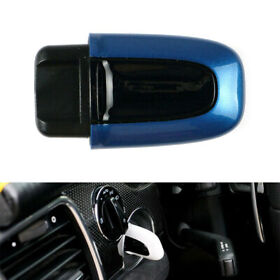 One Button Start Passive Keyless Enter Car Key Cover Case Blue For Macan