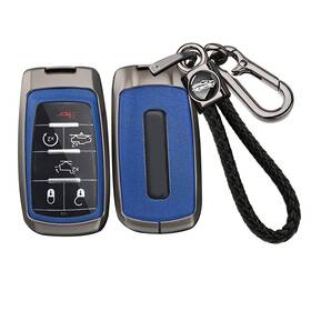 Jspwdqram-06 Ontto Key Holder For Dodge Ram Fob Leather Cover Case With Keychain Lanyard Jspwdqram-06 Ontto Key Holder For Dodge Ram Fob Leather Cover Case With Keychain Lanyard
