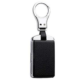 Ontto Leather Key Fob Skin Keyless Metal Cover Case Keychain Keyring Fit