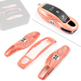Pink Pig Case Shell Cover Fit Porsche Cayenne Panamera 911 Remotes Key Fob 10-20