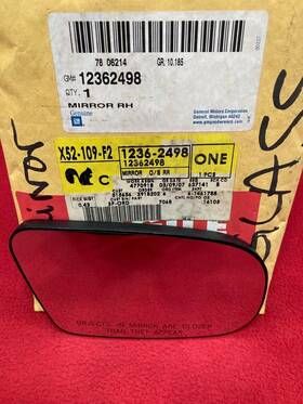 12362498 Pontiac New Grand Am Oem Outside Rear View Mirror Right Side Nos