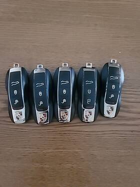 7pp959753bn Porsche Lot Of 5 Oem Cayenne Macan Panamera 2011 Smart Key Fob