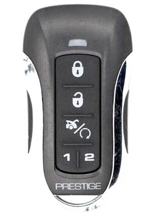 Tbqt12-ss1w Prestige 185sp Key Fob Remote Car Starter Keyless Entry Chrome Oem Tbqt12-ss1w Prestige 185sp Key Fob Remote Car Starter Keyless Entry Chrome Oem