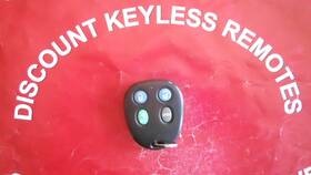 Proo4bs Pursuit Keyless Remote Elvatoe 4- Button Red Light Good Condition