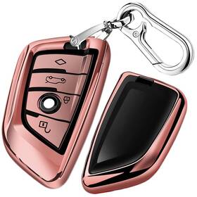 Qbuc 727161777328 Key Fob Cover For Bmw X1/x3/x5/x6/x7 Series 1/2/5/7 - Tpu Anti-dust Case