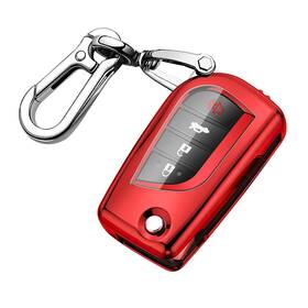 Qbuc 757842799196 Toyota Key Fob Cover Compatible With Fortuner Tundra Camry Rav4 Highlander
