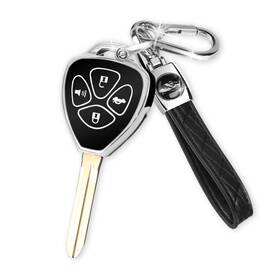 Fentian01 Qbuc Toyota Key Fob Cover With Keychain Compatible 2007-2016 Models
