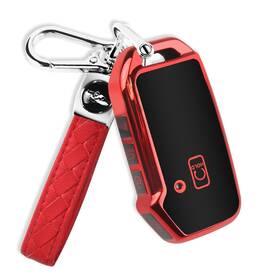 Qiya02 Qbuc For Kia Key Fob Cover With Keychaincar Case Shell Protection Fit K5