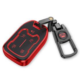 Qfungye-001 Qfungye 724133874382 For Chevy Gmc Key Fob Cover With Keycha Inch Compatible 2023 2022 2021 2020