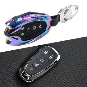 Raimukurijinusa 550748869501 Remote Fob Shell Cover Silicone Car Key Case Fit Chevrolet Camaro Malibu Colorfu