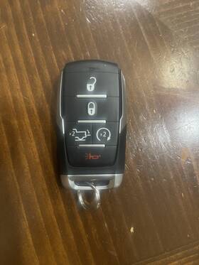 68584155 Ram Oem 2019-2024 1500 5 Button Remote Start Key Fob