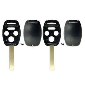 Akhds277 Remote Key Fob Case Shell 4b Compatible With Honda Without Chip Holder Ho01 2 Pack