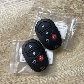 R4l9213 Remotez4less Keyless Remote Car Key Fobs 2 For 2004 2005 2006 2007 2008 2009 Toyota Sienna