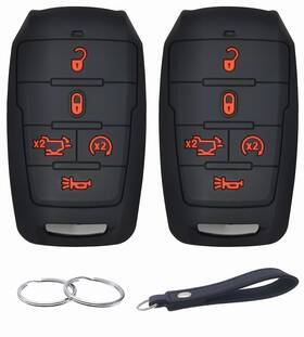 Reprotecting 710670897427 Silicone Rubber Key Fob Cover For 2019-2025 Ram 1500 - Durable Protection