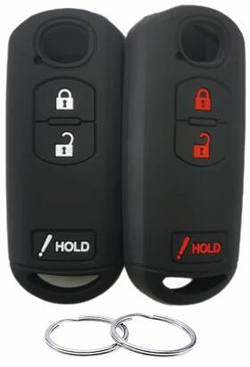 20102019 Reprotecting 710670897670 Silicone Rubber Key Fob Cover Compatible With Mazda 3 6 Cx3 Cx5 Cx7 Cx9