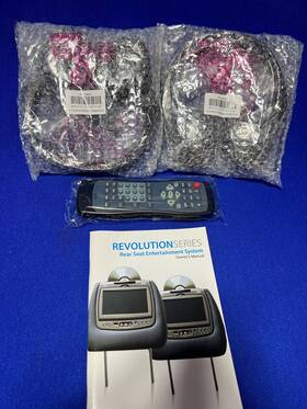 Revolution Wo-697915 2008-2014 Cadillac Escalade Platinum Headphones And Remote Oem R2h-e60cl