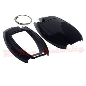 3915-mb-hc-bl Ri-key Security New Fob Shell Cover Mercedes Benz Smart Remote Hard Case Varnish Black
