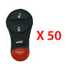Rp-chrys-12lot50 Autokey Supply Usa Remote Key Fob Rubber Pad Buttons Compatible