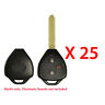 Rs-toyota-38lot25 Autokey Supply Usa Remote Key Case Shell Compatible With Toyota