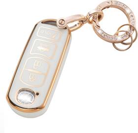 Tpu-j-43 Ruabiban Key Fob Cover Compatible With Mazda Soft Tpu Case For