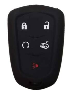 Cdlc0093 Runzuie Silicone Keyless Entry Remote Key Fob Cover Case Small Black