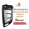 Sa2002-1 Xhorse Wire Remote Key Memoeial Knife Style Buttons For Max