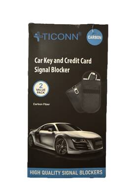 X0020grjx Signal Car Key And Credit Card Blocker Two Pack Carbon Fiber 47a