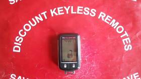 Pn-sl-rf92 Silencer H50tr60 Lcd Keyless Remote 5-button Good Condition