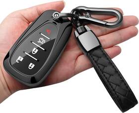 Cfl2 Sindeda 619191762972 For Chevrolet Key Fob Cover With Keychain Soft Tpu Full Black Cfl2 Sindeda 619191762972 For Chevrolet Key Fob Cover With Keychain Soft Tpu Full Black