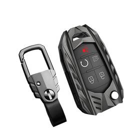 Slaknok 768420758504 For Chevy Key Fob Cover With Keychain Zinc Alloy Protection Case Compatib