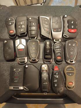 Smart 1234567 Lot Used Keys 17 Units