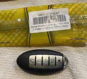 17315542 Smart New 2015-2018 Murano / Pathfinder 5 Button Key Remote
