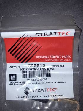 Strattec 595513 Gm Single Sided Vats Key #3