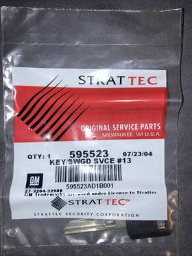 Strattec 595523 Gm Single Sided Vats Key #13