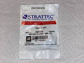 26038359 Strattec 596777 Strattec/gm Double Sided #7 Vats Key Blank Part# Gm