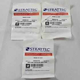 Tk-gm-595515 Strattec Gm Single Sided Vats Value 5 Transponder Key 595515 Lot Of 3 New Keys