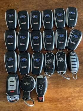 231451-7000 Subaru Lot 21 Oem And Assorted Smart Key Remotes Hyq14ahk 100% Seller