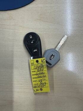 3495a-wb1u71 Subaru 2010 Forester Key And Fob