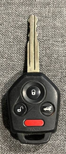 Cwtbig077 Subaru Remote Head Keyfob 4b Trunk Oem Cwtbig077-black Pod