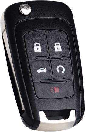 Supaland 638457215540 Key Fob Replacement Fits For Chevy Cruze Equinox Camaro Impala Malibu Black