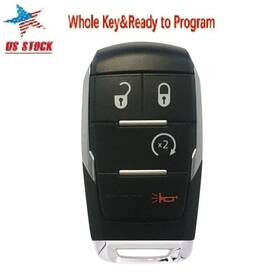 Supaland 68365327ab For 2019 -2024 Dodge Ram 2500 3500 4500 5500 Remote 4button Car Key Fob