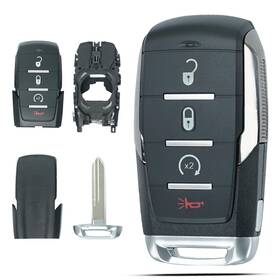 Ram-shell-0705 Supaland Key Fob Shell Case Replacement Fits For Dodge Ram 1500 2019 2020 202