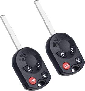 Spford4head2 Supaland Keyless Entry Remote Control Head Key Fob Replacement Fits For Ford Black