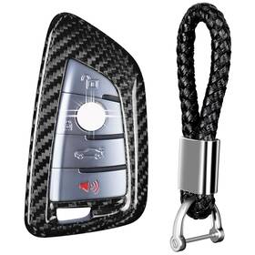 Bmbdlsb11 T-carbon Key Fob Cover Compatible With Bmw Keychain Fiber Ca