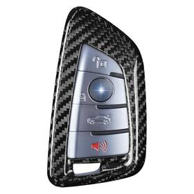 Bmbn013 T-carbon Key Fob Cover Compatible With Bmw Protecetor 2 3