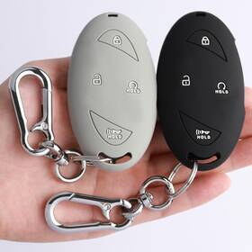 Tandrive 768825855648 Hyundai Key Fob Cover Silicone 2-pack Compatible With Tucson Elantra Kona