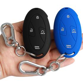 Tandrive 768825855655 Hyundai Key Fob Cover 2-pack Silicone For Tucson Elantra Santa Fe Kona