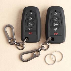 Tandrive 768825855792 Key Fob Cover For Ford Explorer F150-750 Escape Expedition Mustang 2-pack