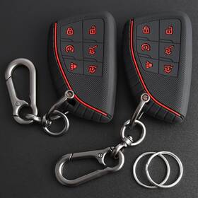 Dao6bt Tandrive Key Fob Cover For 2021-2026 Chevy Tahoe Suburban Gmc Yukon 2-pack Silicone Dao6bt Tandrive Key Fob Cover For 2021-2026 Chevy Tahoe Suburban Gmc Yukon 2-pack Silicone